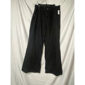 GAP 1969 Womens Black Wide Leg Trouser Jeans Pants High Rise Tall NWT